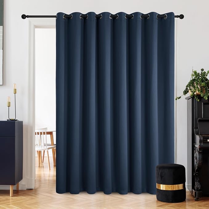 Deconovo 100% Blackout Curtains, Thermal Insulated Window Drapes, Noise - Image 6