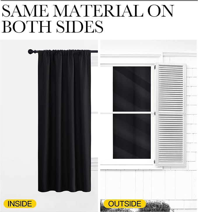 NICETOWN Blackout Curtain Panels - Image 5