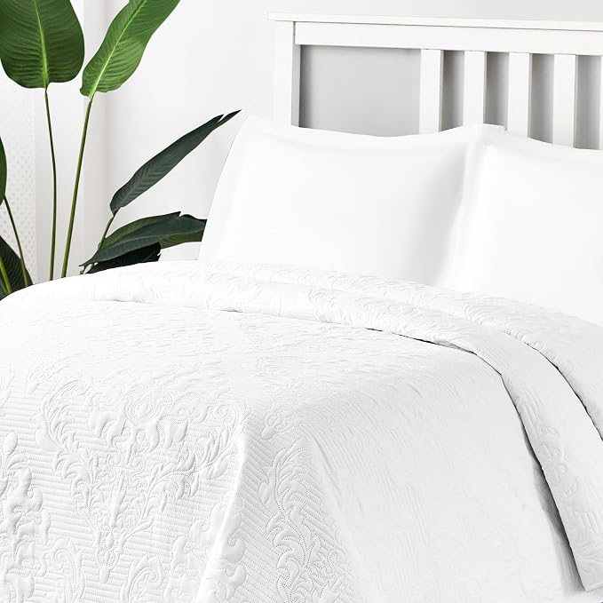 Hansleep White Quilt California King Size - Image 2