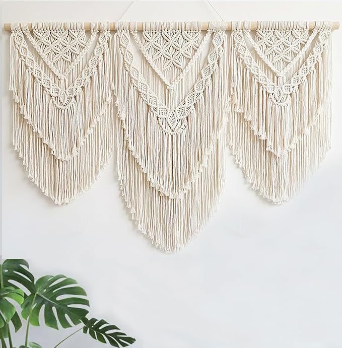 Achart Macrame Wall Hanging Large- Boho Wall Decor- large wall art- Wall Decor - Image 3