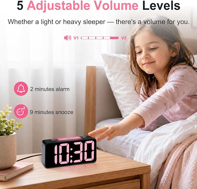 DreamSky Small Digital Alarm Clock - Image 6