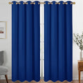 Diraysid Royal Blue Grommet Blackout Curtains by Diraysid%2C+refresh+your+life