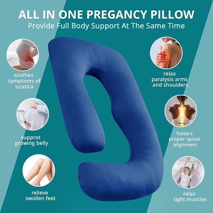 Sasttie Cooling Pregnancy Pillows - Image 7