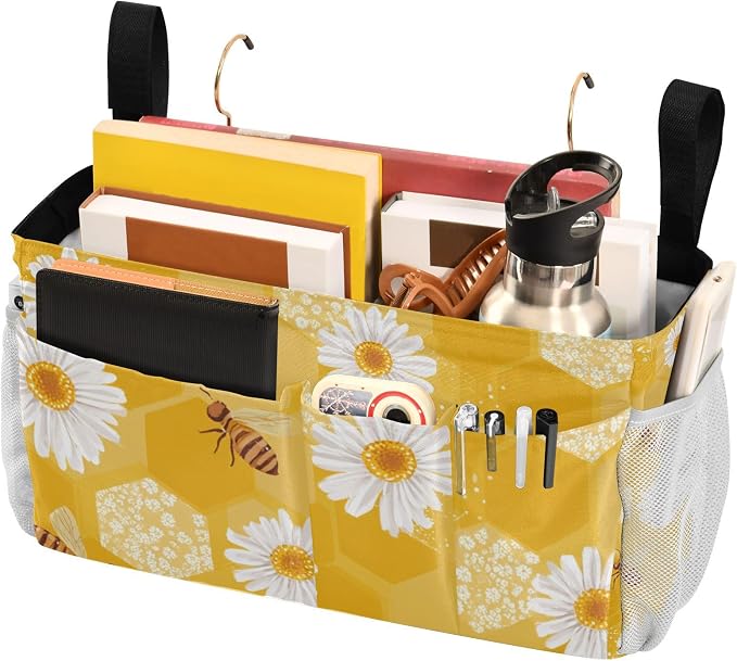 Bedside Caddy Hanging Bunk Bed Caddy Bed Organizer Hanging Pocket - Image 3