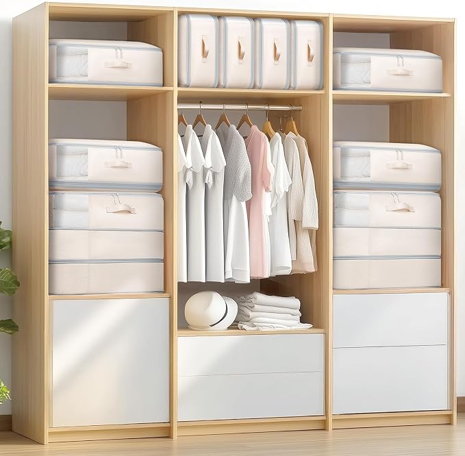 4 Pack Compression Storage Bags - 110L Large Capacity Comforter Storage Bag - Image 7