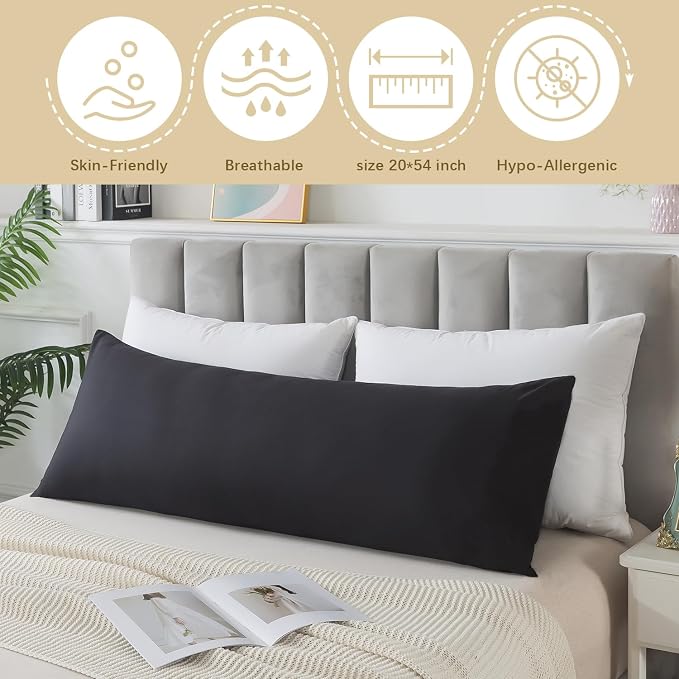 Memory Foam Body Pillow Insert, Bed Pillow - Image 3