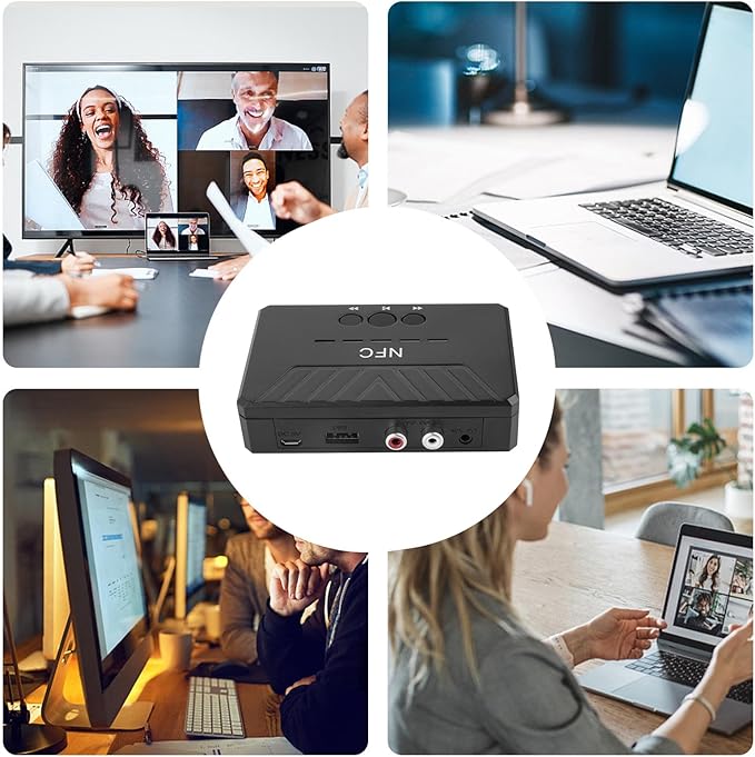 Wireless Audio Receiver, Compatibles With Old Stereo Systems, 10.5cm, B-luetooth Audio Adapter, Portable Music Receiver, Easy Installation And Travel-Friendly, For Driver, Gamers, Traveler Or Home Use