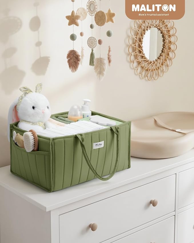 Maliton Baby Diaper Caddy Organizer - Image 8