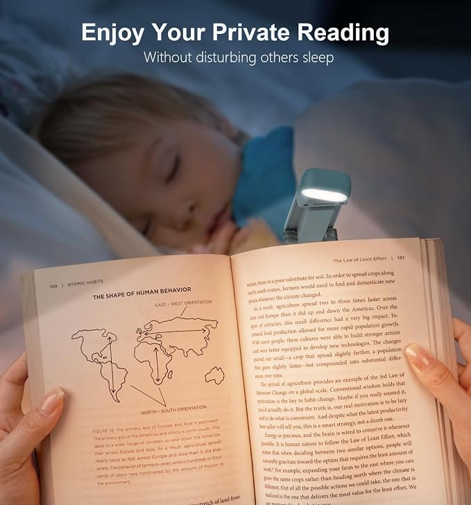 Gritin Reading Light, Rechargeable Book Light - Image 8