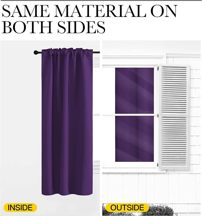 NICETOWN Blackout Curtain Panels Window Draperies - Image 6