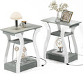 FROMJBEST End Tables Living Room Set of 2 by FROMJBEST