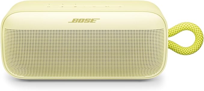 Bose SoundLink Plus Portable Bluetooth Speaker, Wireless Outdoor Speaker, Up to 20 Hours Battery Life, Waterproof and Dustproof, Citrus Yellow - Limited Edition Color