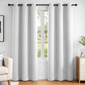 Deconovo Blackout Curtains for Bedroom and Living Room 54 Inches Long | Black by Unknown