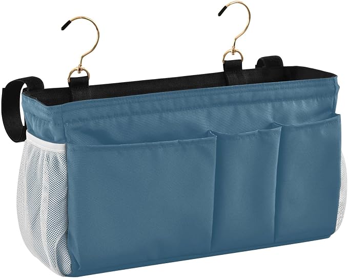 DOMIKING Caribbean Blue Bedside Caddy by DOMIKING