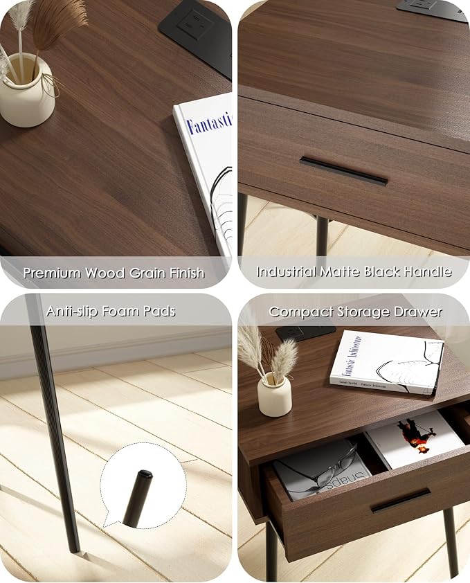 HAIOOU Mid Century End Table - Image 9