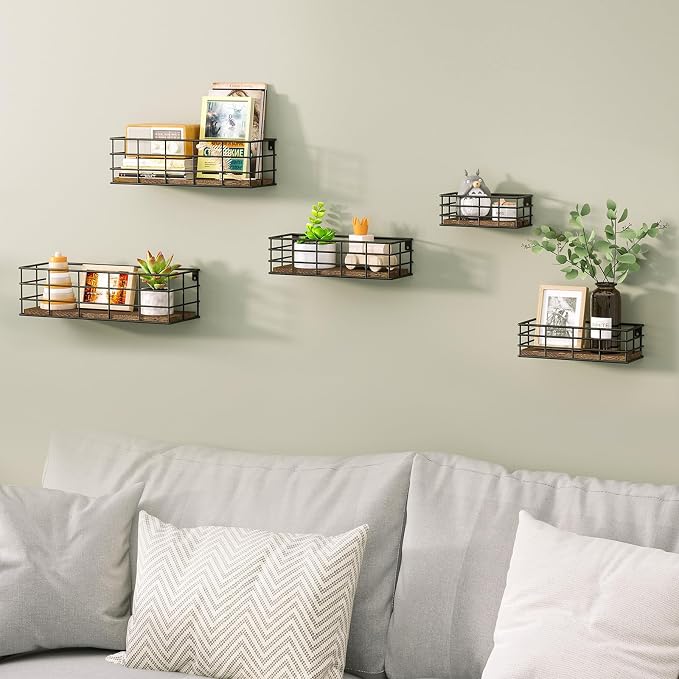 Fixwal Wire Frame Floating Shelves - Image 2