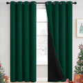 Yakamok 100% Blackout Curtains for Bedroom 84 Inch Length, Emerald Green Total by Yakamok