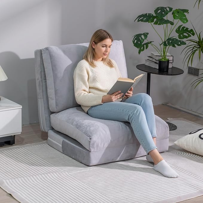 Cvortll 4-in-1 Folding Sofa Bed, Memory Foam Bean Bag Chair, Large Convertible - Image 3