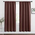 RYB HOME Blackout Curtains for Bedroom Living Room Nursery 63 inches Long | by RYBHOME