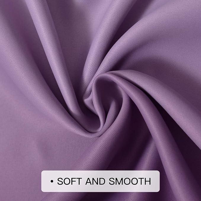 COSVIYA Grommet Ombre Room Darkening Curtains 72 inch Length 2 Panels, Gradient - Image 6