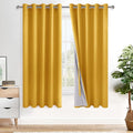 XWZO Extra Wide 100% Blackout Curtains by XWZO