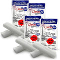 BioStrike Ceiling Fan Air Filter - Attachable Blade Cleaners - Easy-Install Air Cleaners for 3-5 Blade Fans - Made in USA (4 Pack, 8 Blade Filters Total)