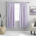 Lavender Purple Room Darkening Curtains by DONREN