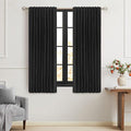 PRIMROSE Black Curtains 63 inch by PRIMROSE