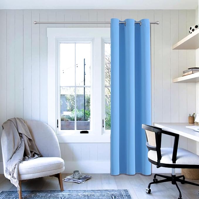 ChrisDowa Blackout Curtains Door Curtain 84 Inch Curtains Closet Drapes | 42W x by ChrisDowa