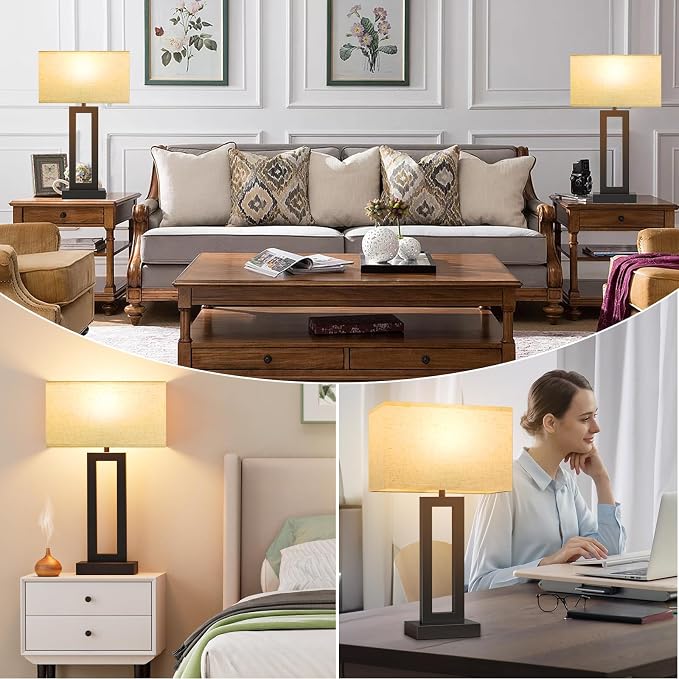 Seealle 22" Tall Living Room Lamps - Image 6