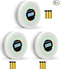 Yfwsrecinoe 3 Pack Upgraded Combination Smoke and Carbon Monoxide Alarm Detector, Dual Sensor Smoke Alarm&Carbon Monoxide Detector (Includes Battery)