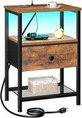 Night Stand, LED Nightstand by LOAKEKEL