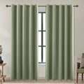 KOUFALL Dark Sage Curtains 72x63 Inches Long by KOUFALL