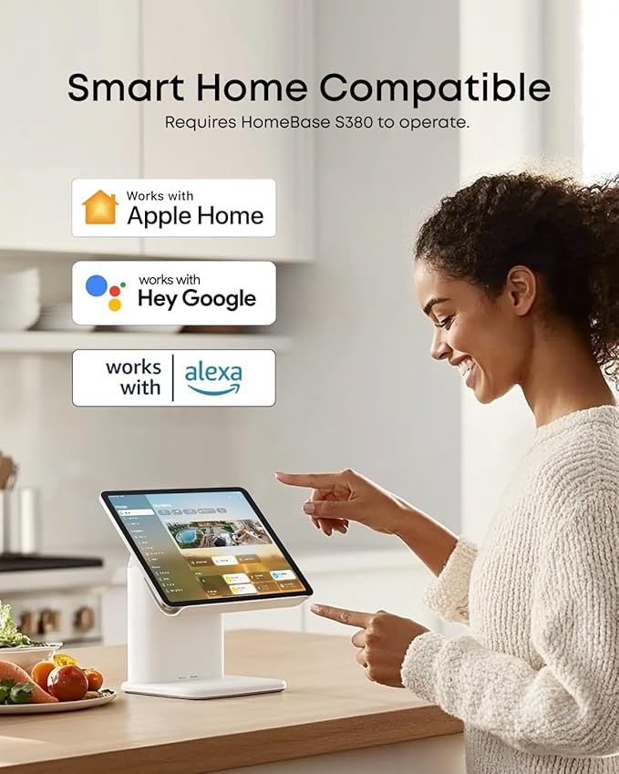 eufy SoloCam E42, 4K Security Camera Wireless Outdoor, Solar Powered, AI Motion Tracking, Strobe Light, Pan & Tilt, Facial Recognition, Up to 16 TB, Smart Home Compatible
