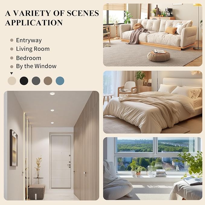 Modern Storage Ottoman Bench, Linen Upholstered End of Bed Bench - Image 7