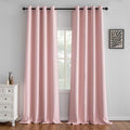IGEMAEVE Blackout Curtains for Bedroom Grommets Blush Pink 52" W x 96" L | by IGEMAEVE