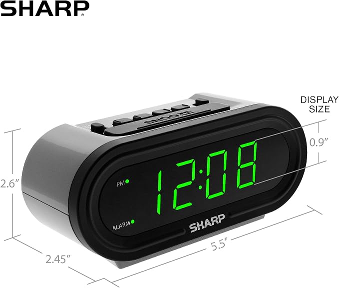 Sharp AccuSet Self-Setting Alarm Clock - Image 4