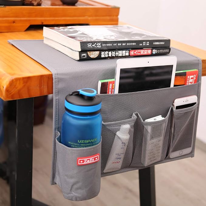 Zafit 5 Pockets Bedside Caddy, Bedside Storage Organizer - Image 6