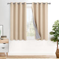 XWZO Complete Blackout Shades Window Curtain Panels by XWZO