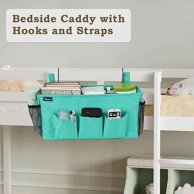Surblue Bedside Organizer Caddy Hanging Storage Bag - Image 2