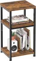 Simple Trending Side Table, End Table Night Stand, 3 Tiers Shelf by SimpleTrending
