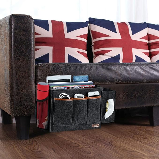 Zafit Bedside Caddy, Large Size Storage Organizer - Image 7