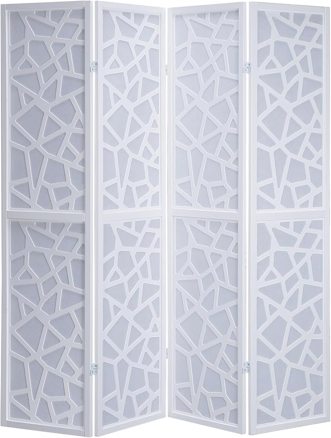 Roundhill Furniture Giyano 4 Panel Screen Room Divider by RoundhillFurniture