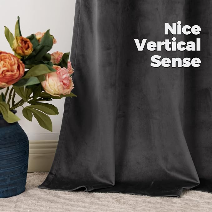 BGment Velvet Blackout Curtains - Image 8