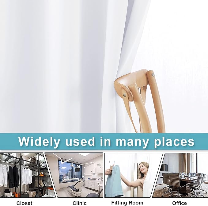 RYB HOME Blackout Curtains Room Divider - Image 5