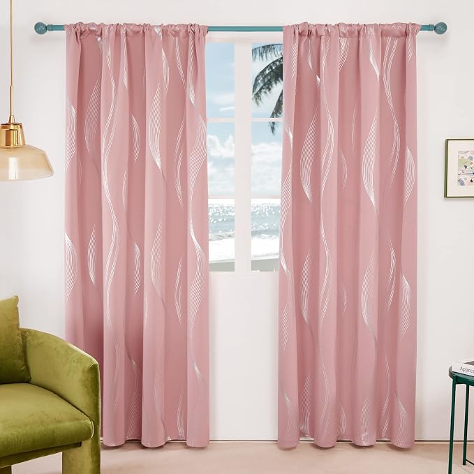 Deconovo Blackout Back Tab Curtains - Image 2