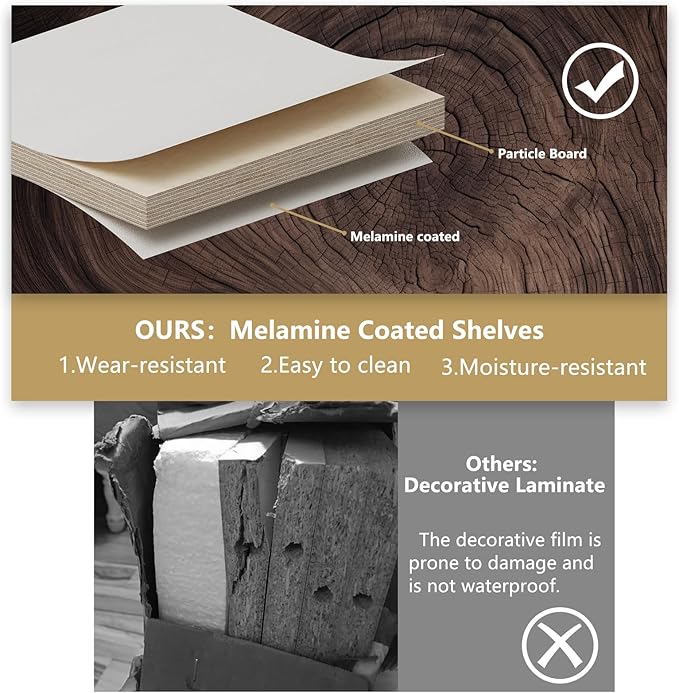 Double Hanging Closet Unit, Modular Closet System, Wood Closet System Organizer with Storage for Walk In Closets, Clothing Rack Wardrobe Closet for Hanging Clothes, Bedroom, Black, 28.5"W