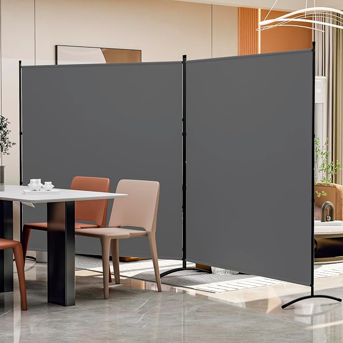 2 Panel Large Room Divider, Folding Privacy Screens by YASRKML