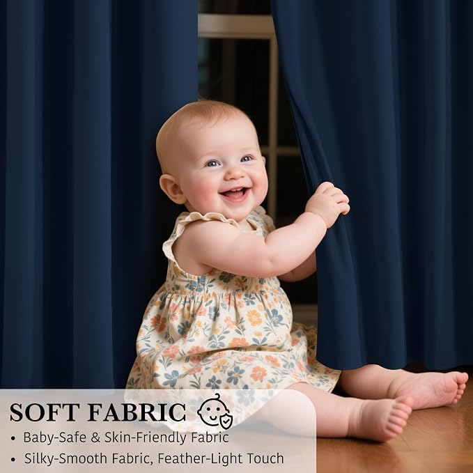 RYB HOME 100% Blackout Curtains - Image 7