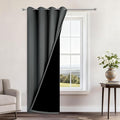 Yakamok Dark Grey Blackout Curtains 96" Long by Yakamok